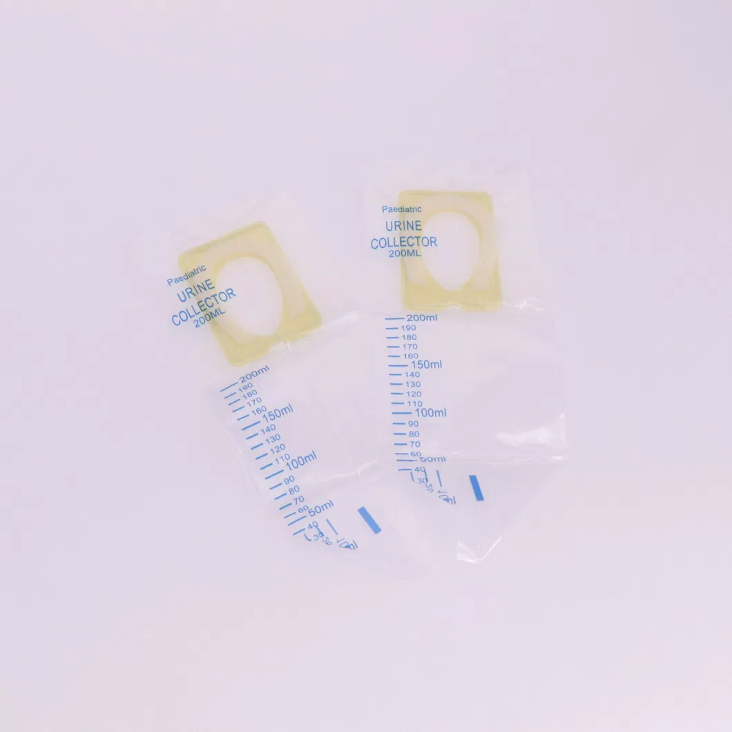 Pediatric Urine Collector Bags Disposable PVC Baby Urinal Drainage